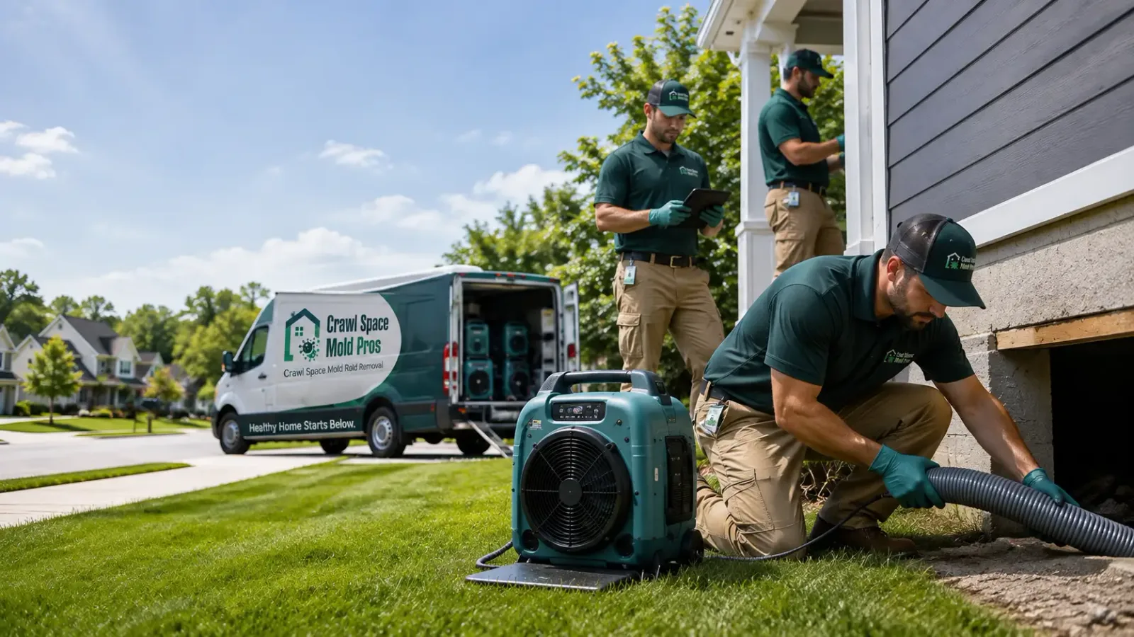 Crawl Space Mold Removal in Boynton, OK